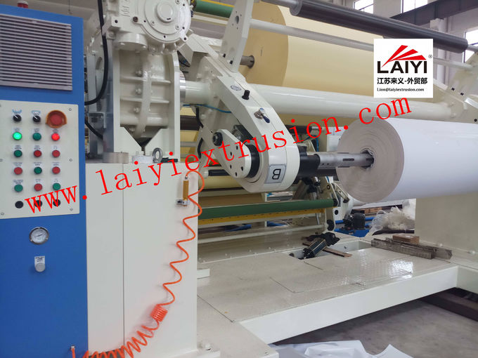 350m/mecánico Min Paper Roll Lamination Machine con el cortador 0