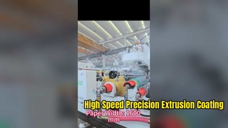 La máquina de recubrimiento por extrusión de papel desafía la velocidad de 400 m/min