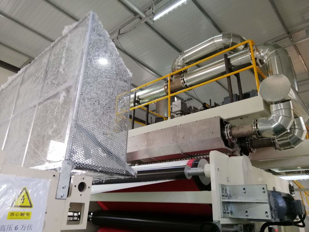 La máquina soplada derretimiento de la tela del alto rendimiento con las raíces aviva en la velocidad de 1600r/del minuto
