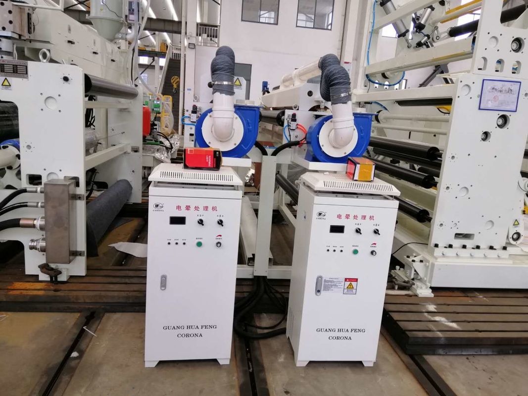 Máquina blanca y azul de la máquina del papel revestido del PE que lamina de café de la taza del papel de Kraft de papel de alta velocidad automático