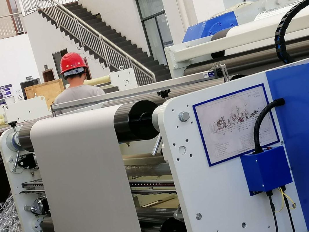Frialdad - película de la unidad del rollo que lamina la máquina automática con control de la temperatura exacto en blanco y azul